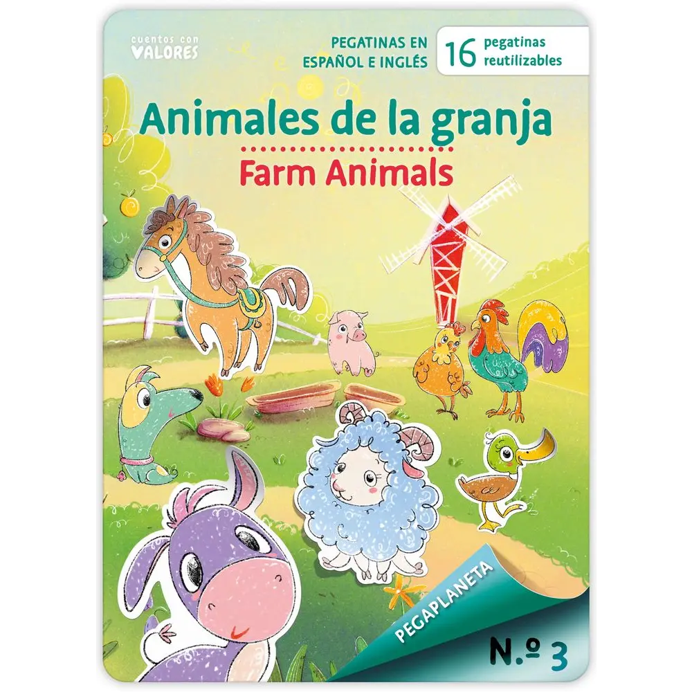 pegaplaneta 3 animales de la granja